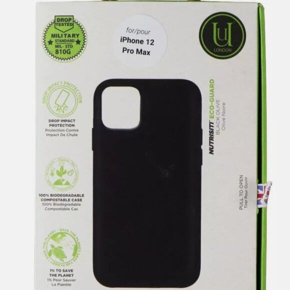 Uunique London Nutrisiti iPhone 12 Pro Max Eco Case NIB - Picture 1 of 3
